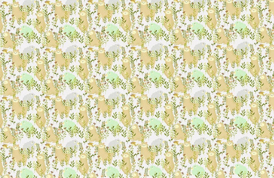 Whimsical Forest Animals Nursery Wallpaper Mural