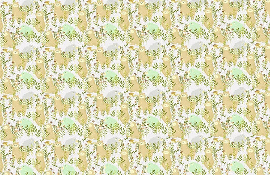 Whimsical Forest Animals Nursery Wallpaper Mural