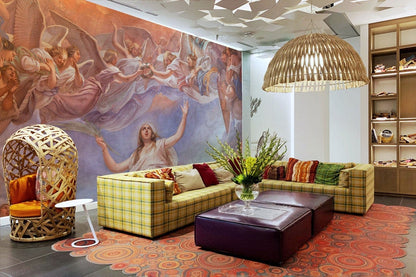 Angelic Choir Painting Art Religious Wallpaper