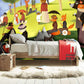Animals in the Park Nursery Wallpaper Mural for Use in Decorating a Nursery