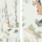 animal forest wallpaper mural details