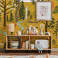Whimsical Forest Animals Wall Mural