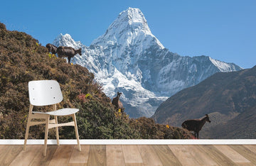 Majestic Mountain Landscape Wall Mural
