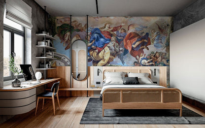 Oil Painting Wallpaper Mural Design Art