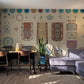 Wallpaper Mural for the Living Room Featuring an Auspicious Life