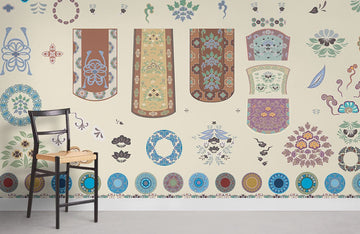 Vintage Oriental Carpet Mural Wallpaper