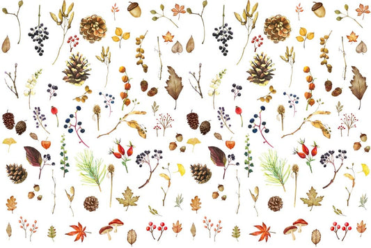 fall plants wallpaper mural plain