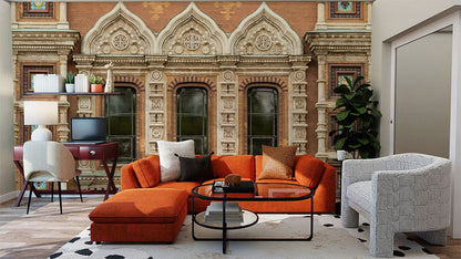 Baroque Architecture Living Room Home Interior Decor