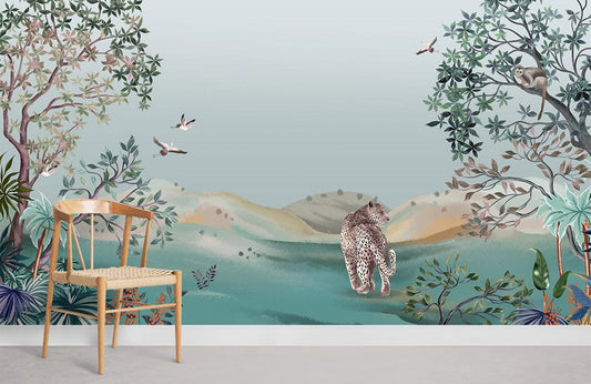 Jungle Wallpaper Mural Room