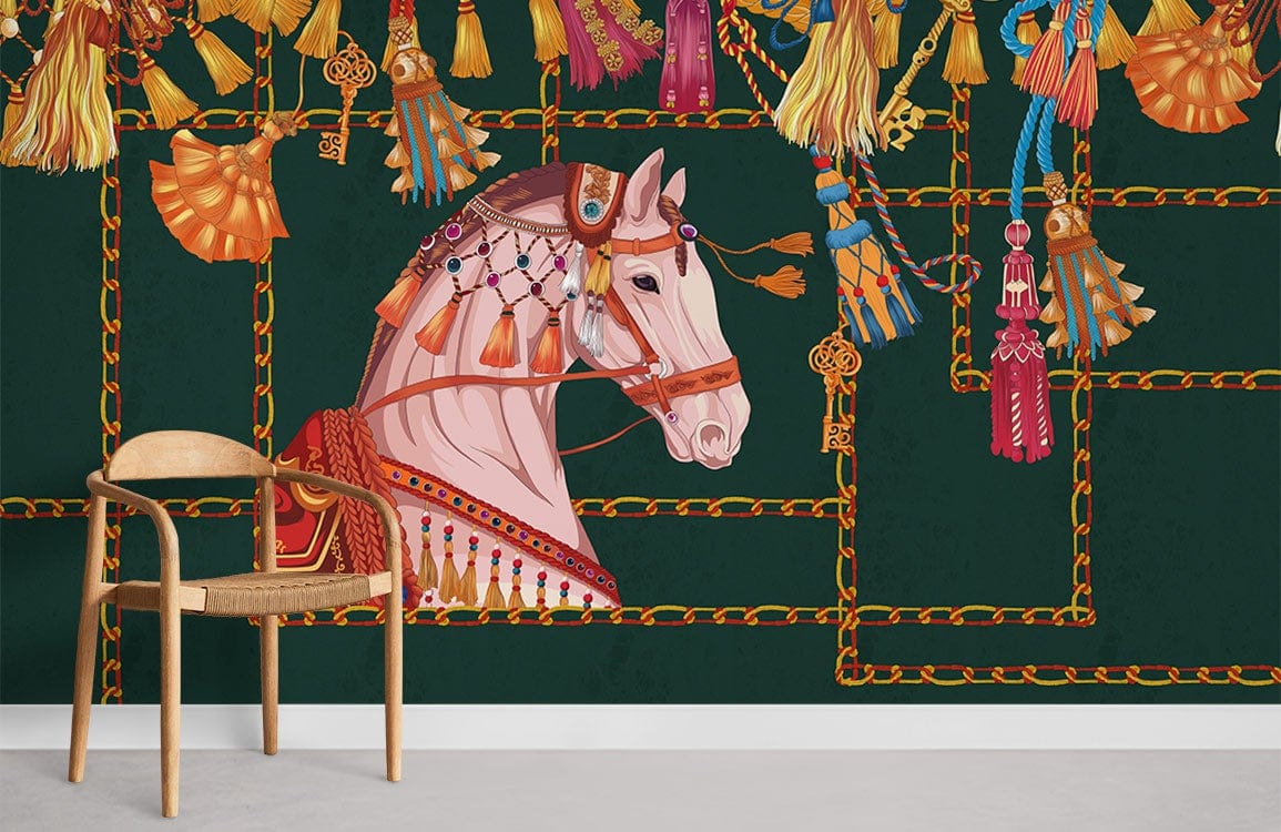 Beautiful Horse Wallpaper Mural Room