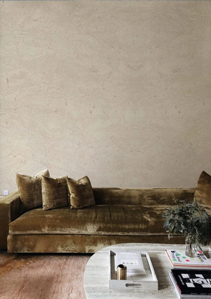 Beige Grained Concrete Wallpaper Mural Home Interior Decor