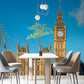 big ben city landscape wallpaper mural dining room decor