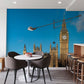 landmark wallpaper mural geust room design
