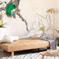 Bird and Magnolia Wallpaper Decoration Design