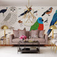 Birds Encyclopedia Animal Wall Mural for living Room