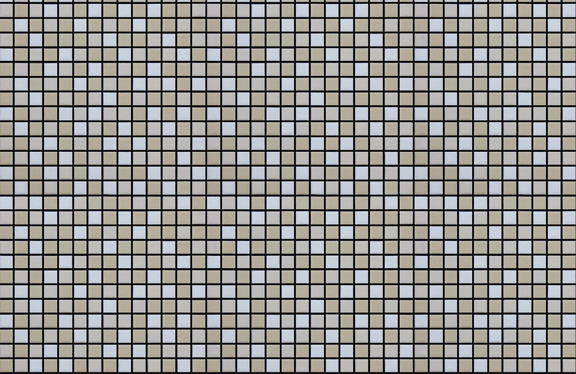 Modern Geometric Grey Grid Mural Wallpaper