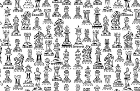 Ivory Tower Pattern Wallpaper Mural for Interior Design of Homes.