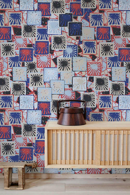 Modern Abstract Geometric Wallpaper Mural