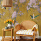Wall mural wallpaper depicting blossoms at the entrance, perfect for use as hallway decor