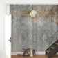 Wallpaper Mural for Hallway Decor with Blotted Gray Python Skin Texture