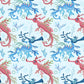 Seahorses Cartoon Animal Wallpaper Custom Art Design