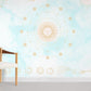 Blue Astrology & Sun Wall Murals Room Decoration Idea