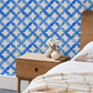 Blue Circles watercolor wallpaper Murals for bedroom