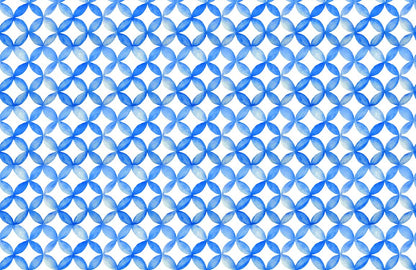 Blue Circles watercolor wallpaper Murals