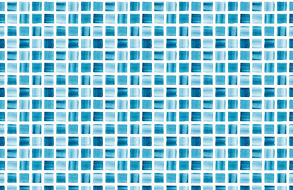 Ombre Tile Blue Pattern Mural Home Decor