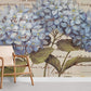 Blue Hydrangea Wallpaper Mural