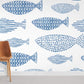 dense fish wallpaper mural design