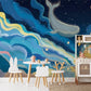 Fantasy Whale Sky Kids Mural Wallpaper