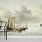 Boats Journey Wall Mural Room