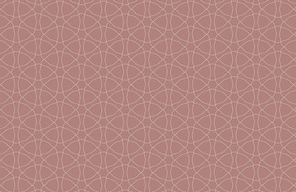Wallpaper mural with a brick red bones pattern for use in home decor.