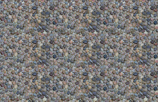 Pebble Stone Textured Mural Wallpaper