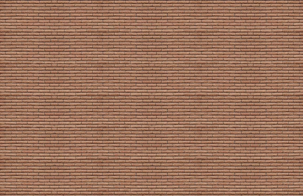 Rustic Textured Brown Brick Mural Wallpaper