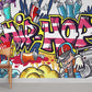 Vibrant Urban Hip-Hop Wall Mural