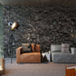 Broken Stones Gray Wallpaper Mural Home Interior Decor
