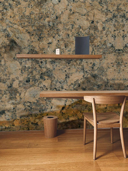 Modern Granite-Effect Vinyl Mural Wallpaper in office