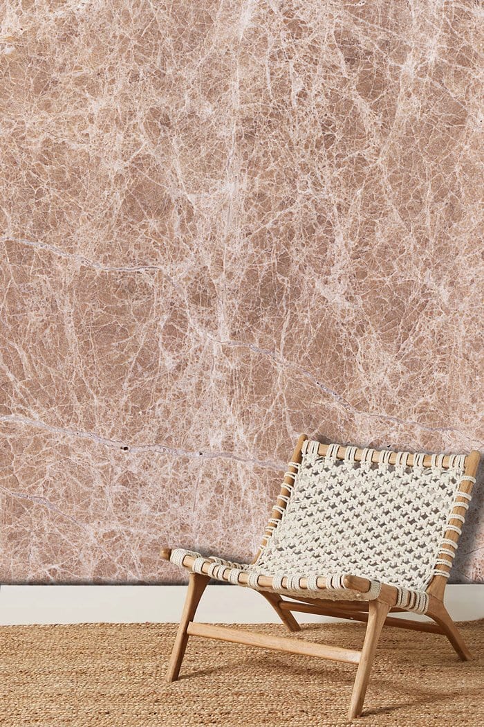 Luxurious Beige Marble Texture Wallpaper Mural