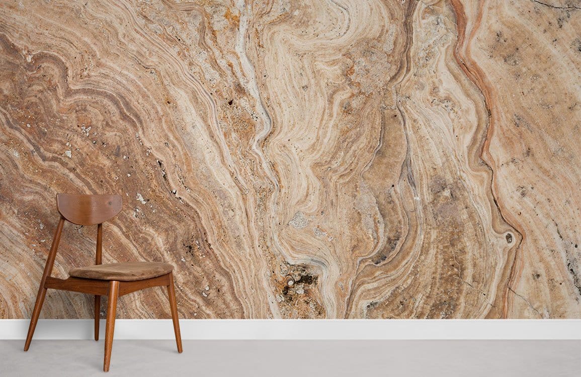 Luxurious Abstract Marble Effect Wallpaper Mural