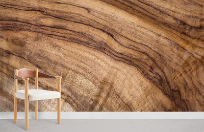 Natural Wood Grain Custom Design Wallpaper Mural