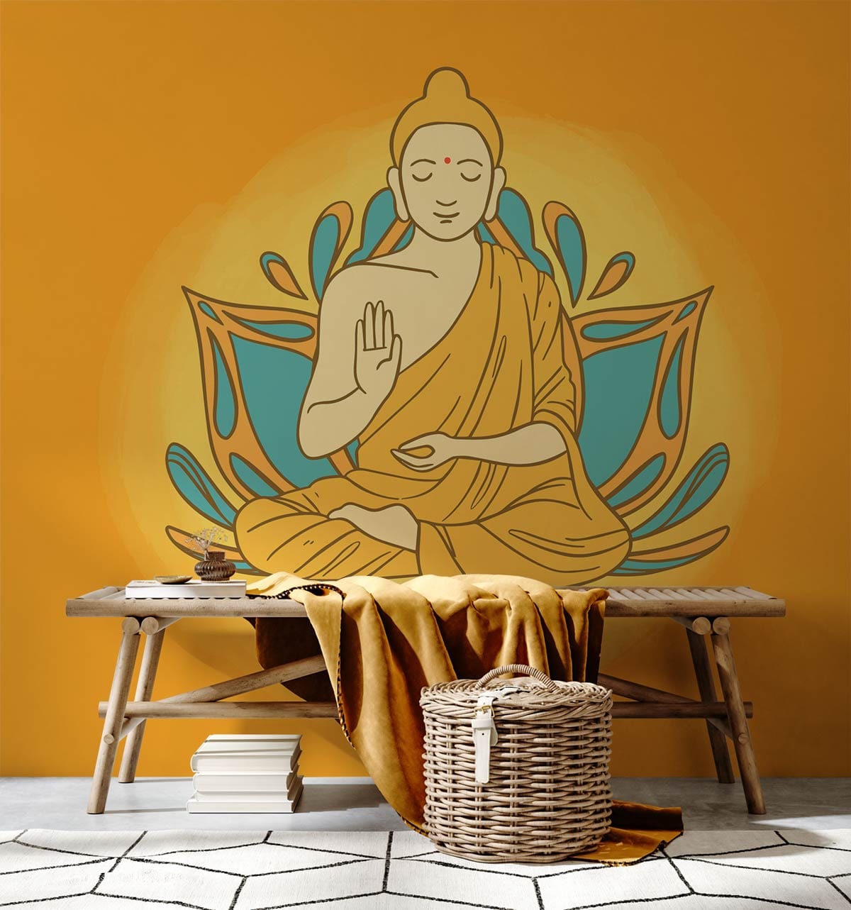 Zen Relaxation Wallpaper Mural Home Decor