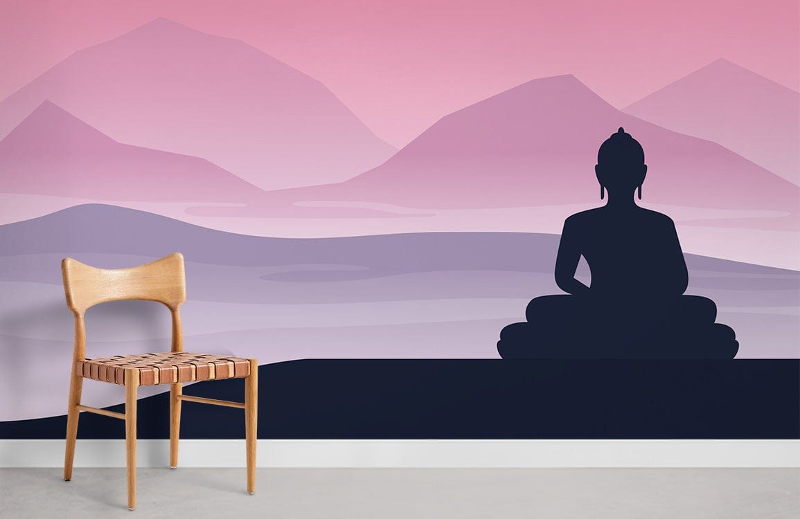 Zen Way Religious Wallpaper Room