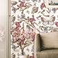 Wallpaper Mural for Living Room Decoration Featuring Butterflies and Flowers
