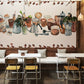 Rustic Coffee Themed Kitchen Mural Wallpaper