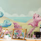 Cute Cartoon Dinosaurs Wallpaper Mural
