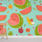 Wallpaper of a cartoon fruit combination