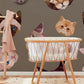 Cat Print Wallpaper Decoration Idea