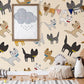 Cats with Bow Tie Mural Wallpaper for living Room decor